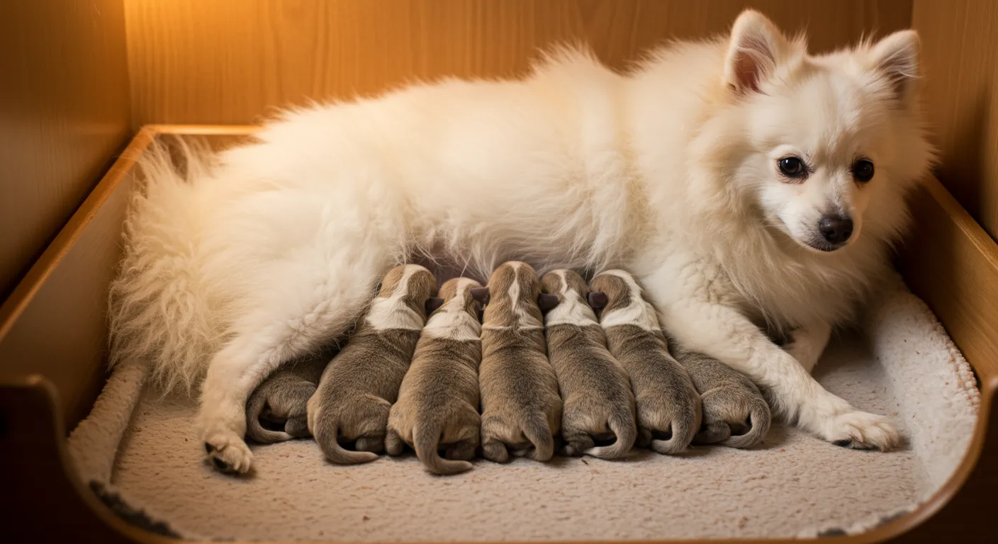 Reproduction du Spitz : de la saillie a la portee