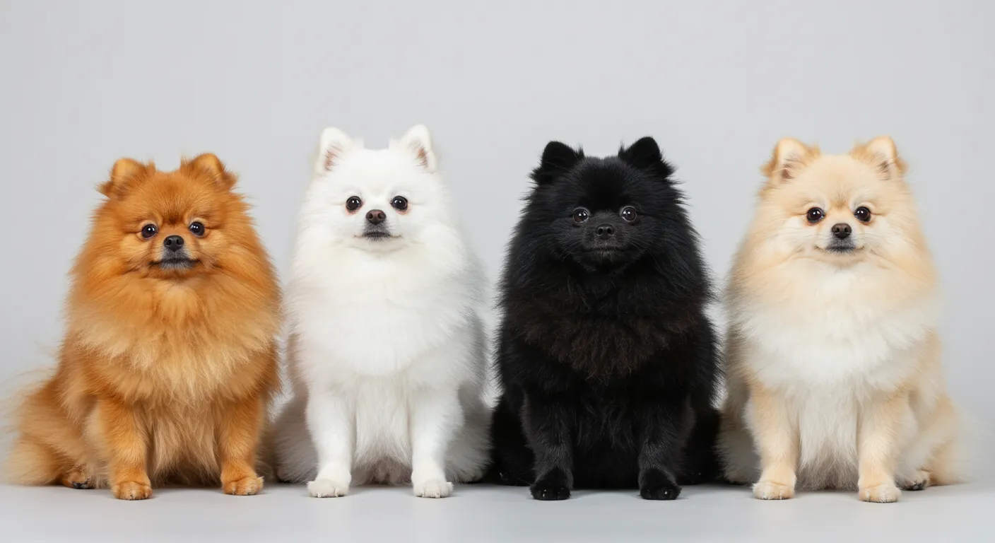 Les couleurs du Spitz : robes et genetique